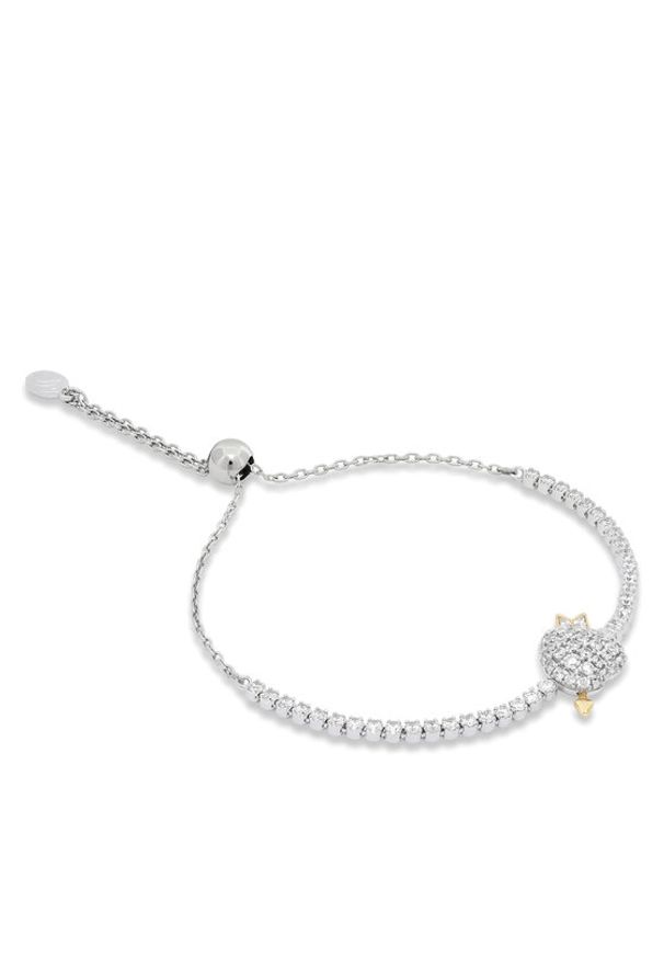 Swarovski Bransoletka Idyllia 5742022 Srebrny. Materiał: metalowe. Kolor: srebrny