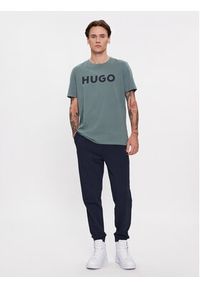 Hugo T-Shirt Dulivio 50467556 Zielony Regular Fit. Kolor: zielony. Materiał: bawełna #3