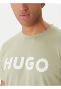 Hugo - HUGO T-Shirt Dulivio 50467556 Zielony Regular Fit. Kolor: zielony. Materiał: bawełna #2
