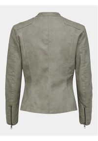 only - ONLY Kurtka z imitacji skóry Ava 15102997 Szary Regular Fit. Kolor: szary. Materiał: skóra #4
