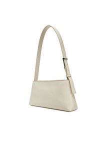 Calvin Klein Torebka Embossed Logo Shoulder Bag K60K612550 Écru. Materiał: skórzane #3