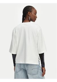 G-Star RAW - G-Star Raw T-Shirt Modern D29372-B771 Biały Relaxed Fit. Kolor: biały. Materiał: bawełna #2