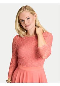 Swing Sukienka koktajlowa 77761710 Koralowy Regular Fit. Kolor: pomarańczowy. Materiał: syntetyk. Styl: wizytowy #5