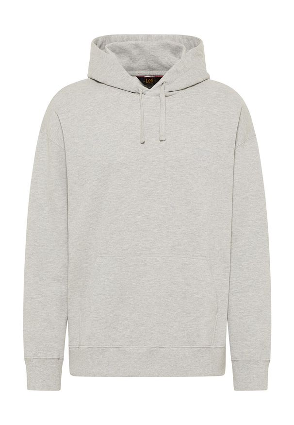 Lee - LEE MĘSKA BLUZA CORE LOOSE HOODIE SHARP GREY MELE 112341676 L84W011720