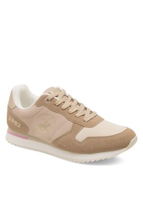 Beverly Hills Polo Club Sneakersy W-VSS24003 Beżowy. Kolor: beżowy. Materiał: materiał