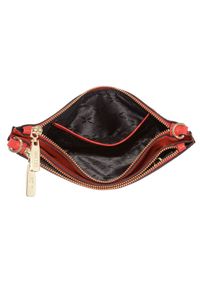 Ochnik - Torebka damska. Kolor: czerwony. Materiał: skórzane. Styl: retro #2