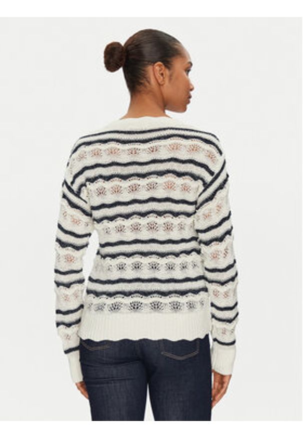 Guess Sweter W5GR35 Z3NJ0 Beżowy Regular Fit. Kolor: beżowy. Materiał: syntetyk