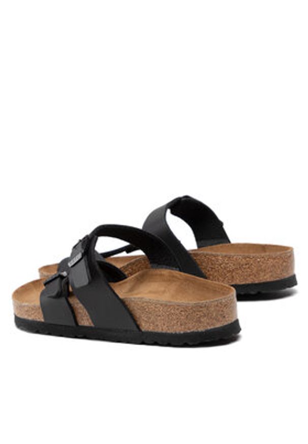 Birkenstock Japonki Mayari 0071791 Czarny. Kolor: czarny. Materiał: skóra