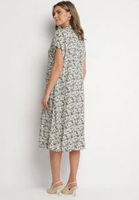 Born2be - Czarna Sukienka Bawełniana Koszulowa we Wzór Paisley Aelluria. Kolor: czarny. Materiał: bawełna. Wzór: paisley. Typ sukienki: koszulowe #4