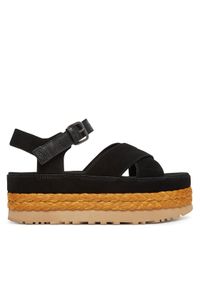 Ugg Espadryle W Aubrey Ankle Strap 1167471 Czarny. Kolor: czarny. Materiał: zamsz, skóra