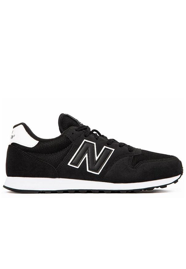 Buty unisex New Balance GM500EB2 - czarne. Kolor: czarny. Materiał: materiał, tworzywo sztuczne. Szerokość cholewki: normalna
