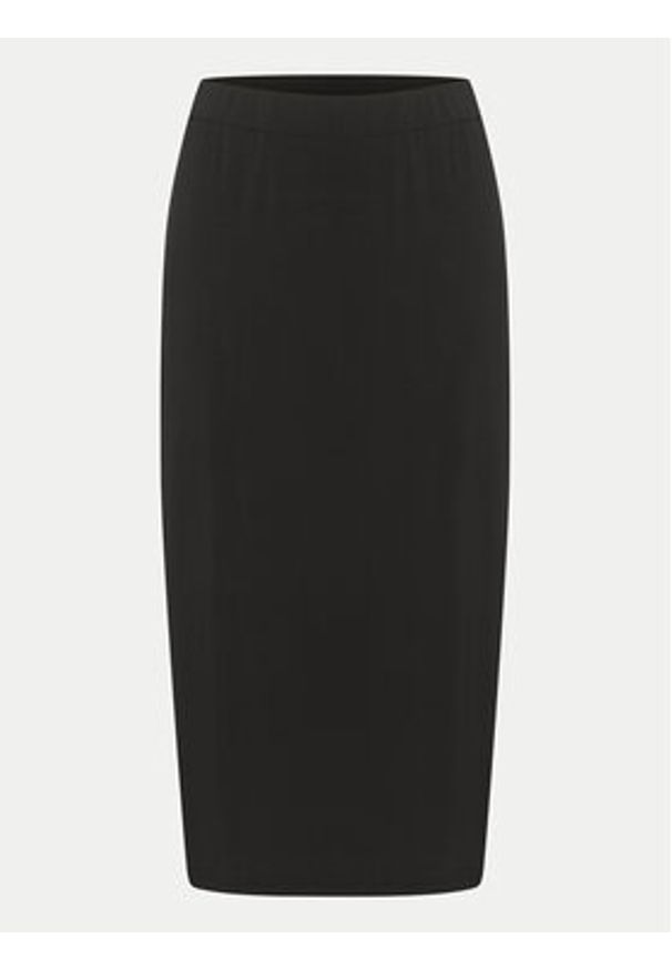 Kaffe Spódnica midi Malli 10506346 Czarny Regular Fit. Kolor: czarny. Materiał: syntetyk