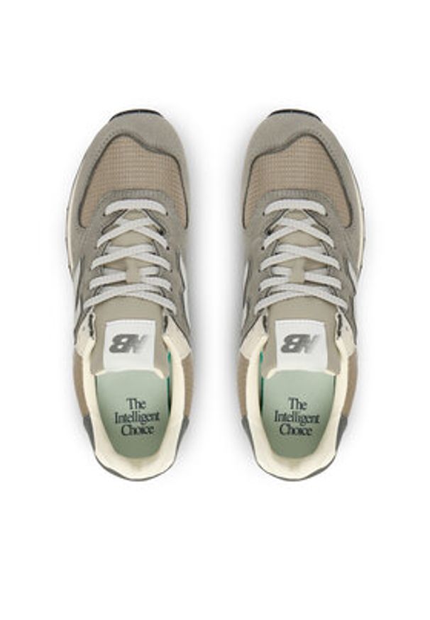 New Balance Sneakersy U574SNV M Szary. Kolor: szary. Materiał: skóra, nubuk. Model: New Balance 574