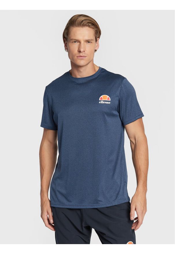 Ellesse T-Shirt Malbe SXG09888 Granatowy Regular Fit. Kolor: niebieski. Materiał: syntetyk