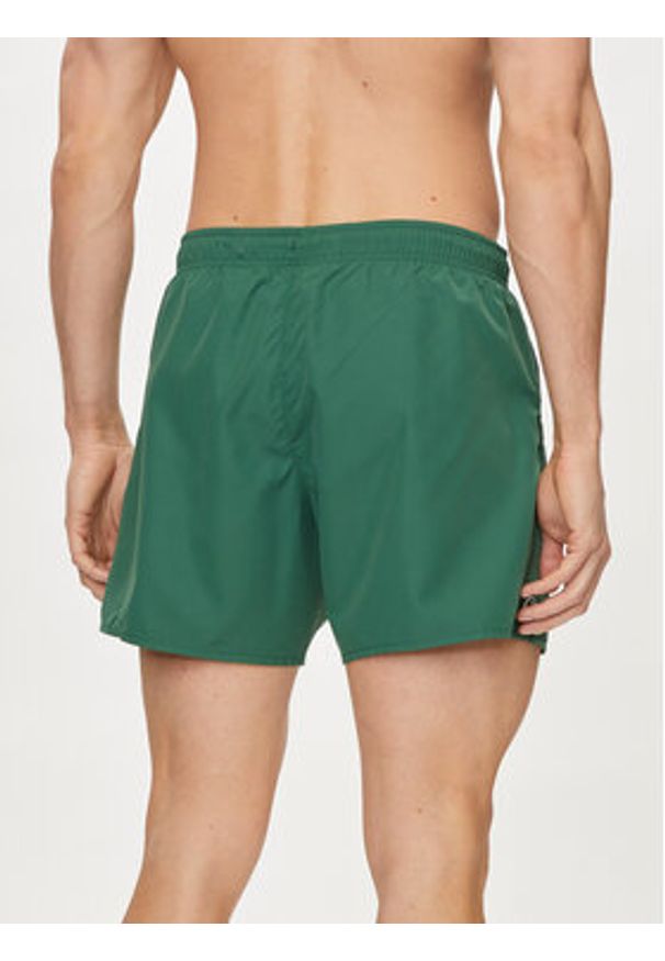Lacoste Szorty kąpielowe MH6270 Zielony Regular Fit. Kolor: zielony. Materiał: syntetyk