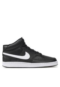 Nike Sneakersy Court Vision Mid Nn DN3577 001 Czarny. Kolor: czarny. Materiał: skóra. Model: Nike Court