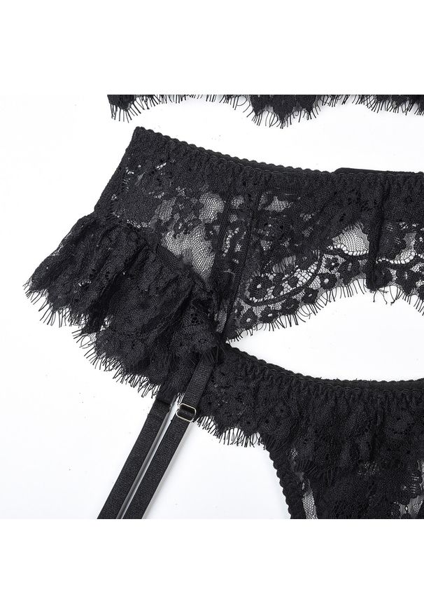 Intica - Komplet bielizny z ozdobną lamówką i luksusowym wykończeniem Domitilla. Kolor: biały. Materiał: materiał