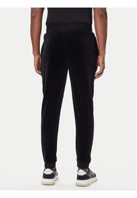 BOSS Spodnie dresowe Velour 50550635 Czarny Regular Fit. Kolor: czarny. Materiał: bawełna