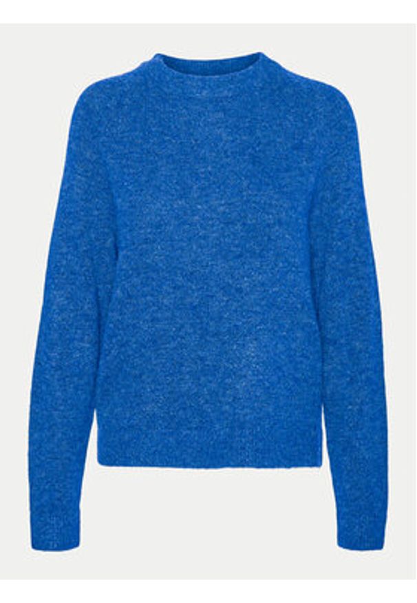 Vero Moda Sweter Filuca 10298674 Niebieski Regular Fit. Kolor: niebieski. Materiał: syntetyk