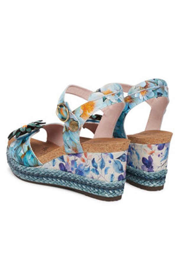 Laura Vita Sandały Facyo 75 Niebieski. Kolor: niebieski. Materiał: skóra