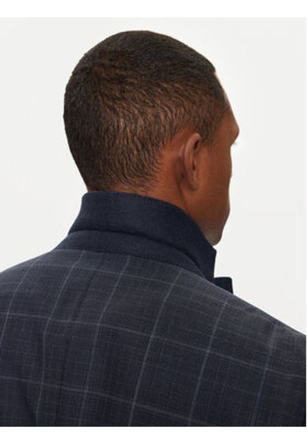 BOSS - Boss Garnitur C-Huge 50521650 Granatowy Slim Fit. Kolor: niebieski. Materiał: wełna