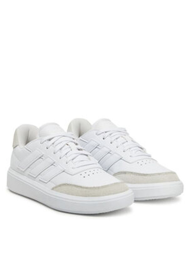 Adidas - adidas Sneakersy Courtblock ID6501 Biały. Kolor: biały. Materiał: skóra