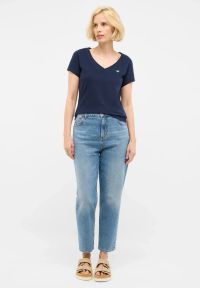 Damskie Spodnie jeansowe Mustang Style Charlotte Tapered Denim Blue 1016546 5000 412 #1