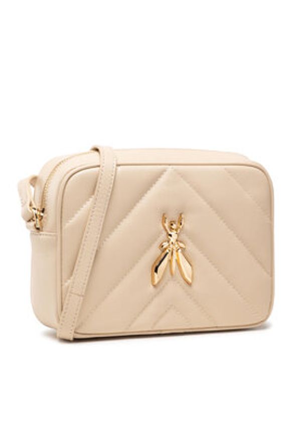 Patrizia Pepe Torebka CB0023/L004-B732 Beżowy. Kolor: beżowy. Materiał: skórzane