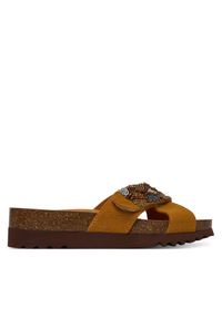 Klapki Scholl. Kolor: żółty #1