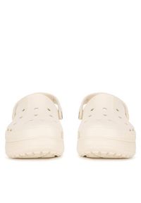 Crocs Klapki C-BAYA PLATFORM CLOG 208186-11S W Beżowy. Kolor: beżowy. Materiał: materiał. Obcas: na platformie #6