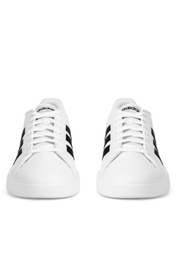 Adidas - adidas Sneakersy GRAND COURT BASE 2.0 GW9250 Biały. Kolor: biały. Materiał: materiał