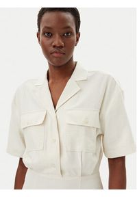 Calvin Klein Jeans Sukienka koszulowa J20J225297 Beżowy Regular Fit. Kolor: beżowy. Materiał: wiskoza. Typ sukienki: koszulowe #3