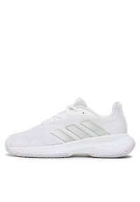 Adidas - adidas Buty CourtJam Control Tennis HQ8473 Biały. Kolor: biały. Materiał: materiał #2