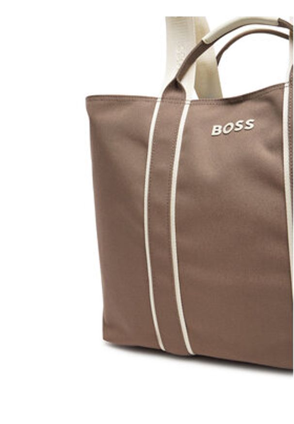 BOSS Torebka Palmah 50546461 Brązowy. Kolor: brązowy
