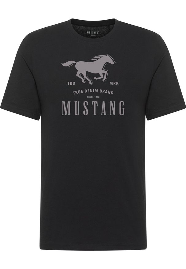 Męski T-Shirt Mustang Style Alex Black 1017993 4142