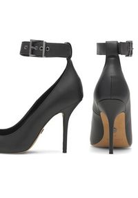 Nine West Szpilki SJ1487-2 Czarny. Kolor: czarny. Materiał: skóra. Obcas: na szpilce #8