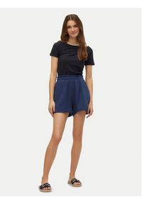 Vero Moda Szorty materiałowe Natali 10279687 Niebieski Baggy Fit. Kolor: niebieski. Materiał: bawełna #6