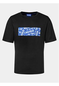 Hugo T-Shirt Nalayo 50515203 Czarny Regular Fit. Kolor: czarny. Materiał: bawełna #4
