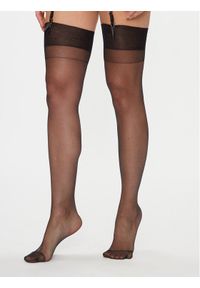 Bluebella Pończochy Plain Top Stockings 41459 Czarny. Kolor: czarny. Materiał: syntetyk