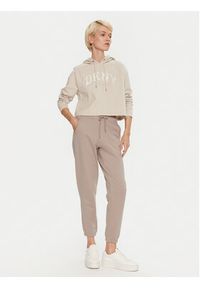 DKNY Sport Bluza DP4T9811 Écru Regular Fit. Materiał: bawełna. Styl: sportowy #3
