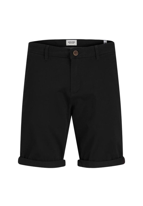 Krótki Jack & Jones Bowie Solid Mid czarny. Kolor: czarny. Długość: krótkie. Sport: skateboard