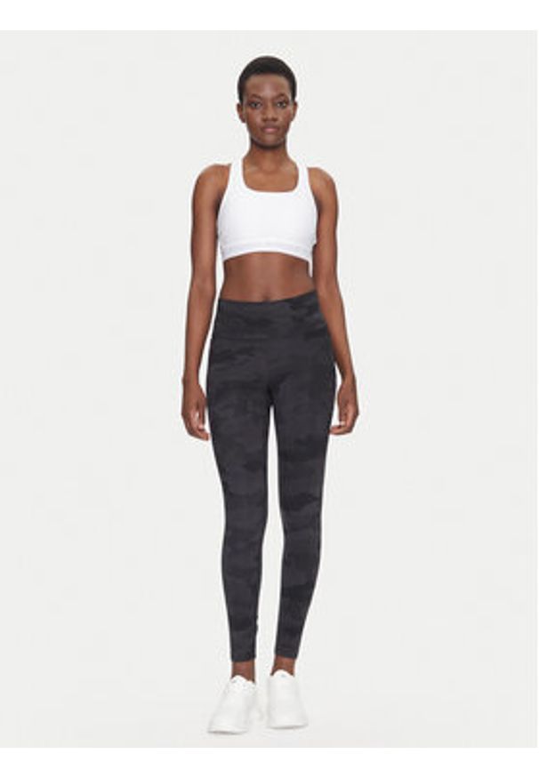 Under Armour Legginsy Meridian Printed 1383603 Czarny Slim Fit. Kolor: czarny. Materiał: syntetyk