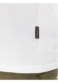 Napapijri T-Shirt S-Canada NP0A4HQM Biały Regular Fit. Kolor: biały. Materiał: bawełna