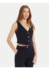Marella Kamizelka Camper 2513911034 Granatowy Slim Fit. Kolor: niebieski. Materiał: syntetyk