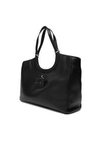 Love Moschino - LOVE MOSCHINO Torebka JC4391PP0NKN0000 Czarny. Kolor: czarny. Materiał: skórzane #4