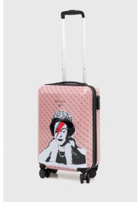 Guess walizka Girl kolor różowy. Kolor: różowy #2