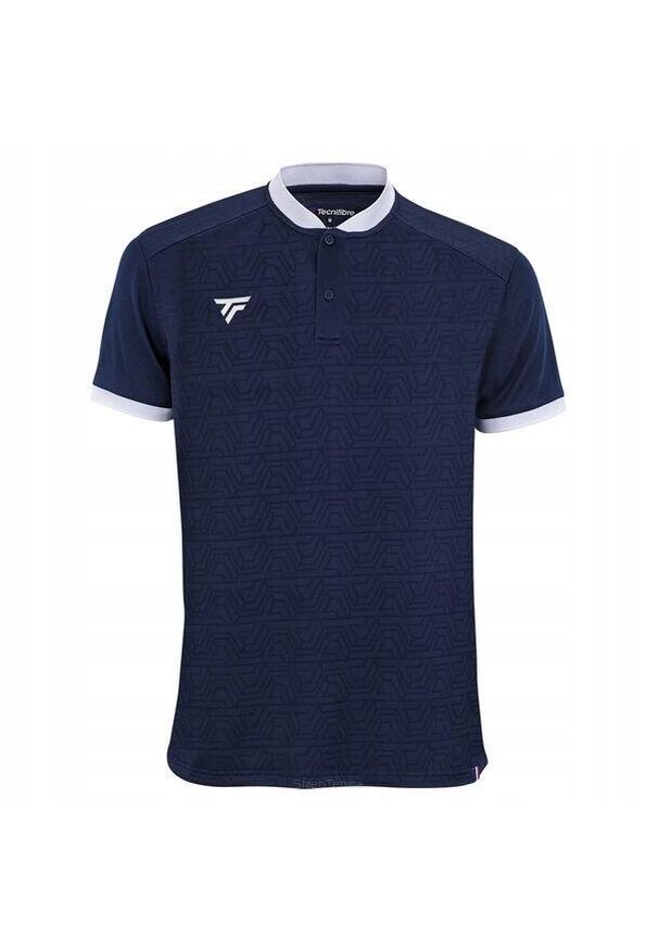 TECNIFIBRE - Koszulka polo tenisowa dziecięca Tecnifibre Team. Typ kołnierza: polo. Kolor: niebieski. Sport: tenis