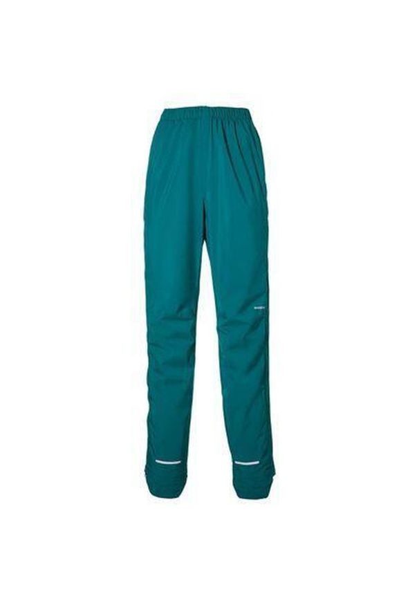 BASIL - Męskie rowerowe spodnie przeciwdeszczowe Skane, turkusowo-zielone. Kolor: wielokolorowy, biały, zielony. Sport: kolarstwo