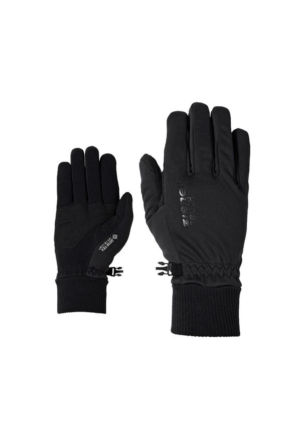 Rękawiczki softshell Ziener Idaho GTX INF Touch. Kolor: czarny. Materiał: softshell. Sezon: zima. Sport: narciarstwo