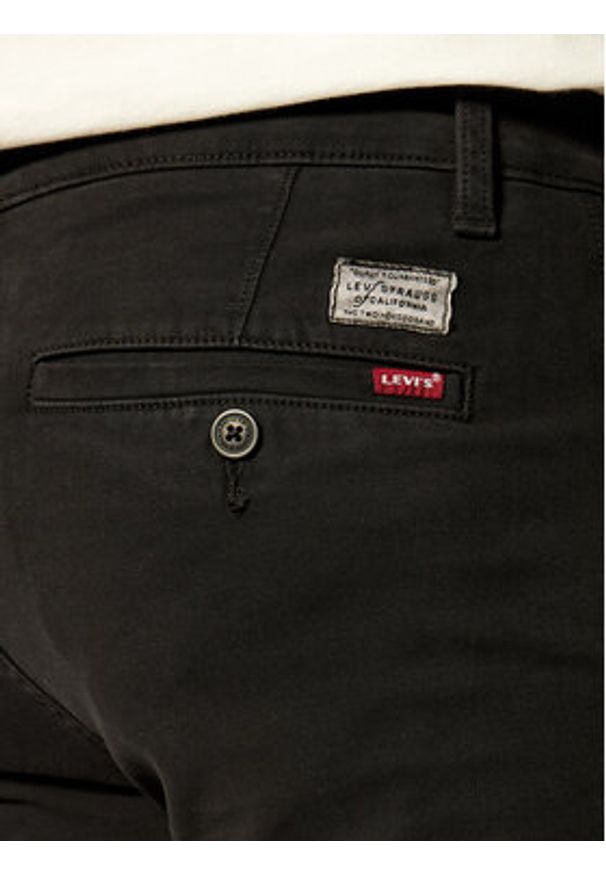 Levi's® Chinosy Standard II 17196-0005 Czarny Tapered Fit. Kolor: czarny. Materiał: bawełna